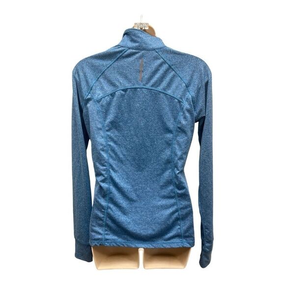 Reebok Women Pullover Size Small Blue Long Sleeve Quick Dry Half Zip EUC - Picture 7 of 8